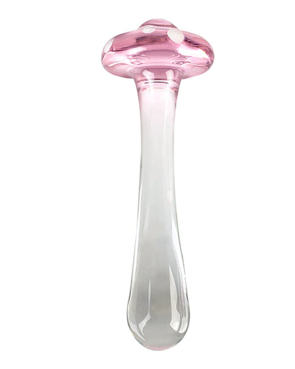 Dildo de Vidrio Hongo 14cm Plug Anal