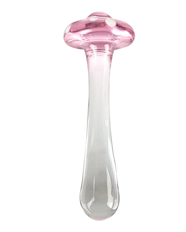 Dildo de Vidrio Hongo 14cm Plug Anal