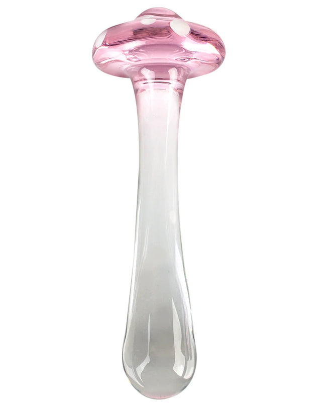 Dildo de Vidrio Hongo 14cm Plug Anal