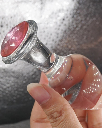 Plug Anal de Cristal / Silicona