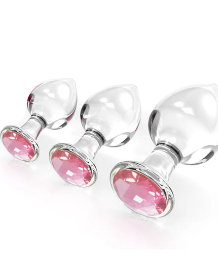Plug Anal de Cristal / Silicona