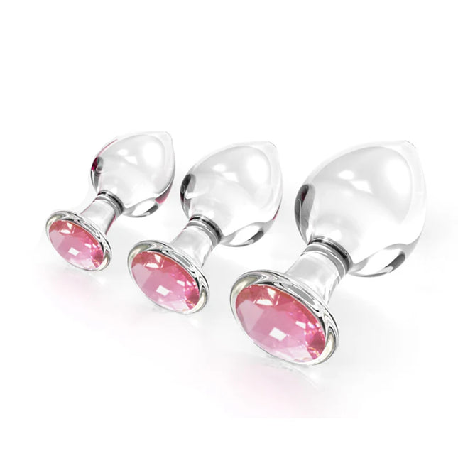 Plug Anal de Cristal / Silicona