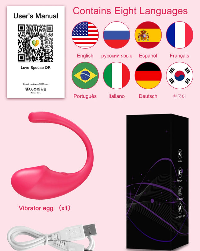 Vibrador Punto G Inalámbrico con Bluetooth