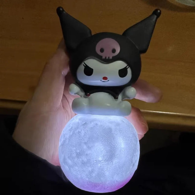 Lámpara de Noche Kuromi y Cinnamoroll