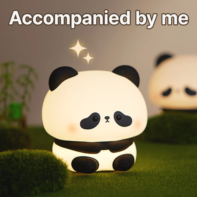 Luz led nocturna panda Recargable USB con Temporizador