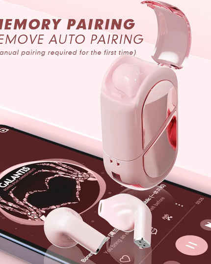 Heart-shaped Wireless Earbuds