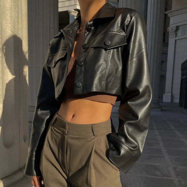 Chaqueta Olbia de Cuero