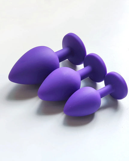 Plug Anal de Cristal / Silicona