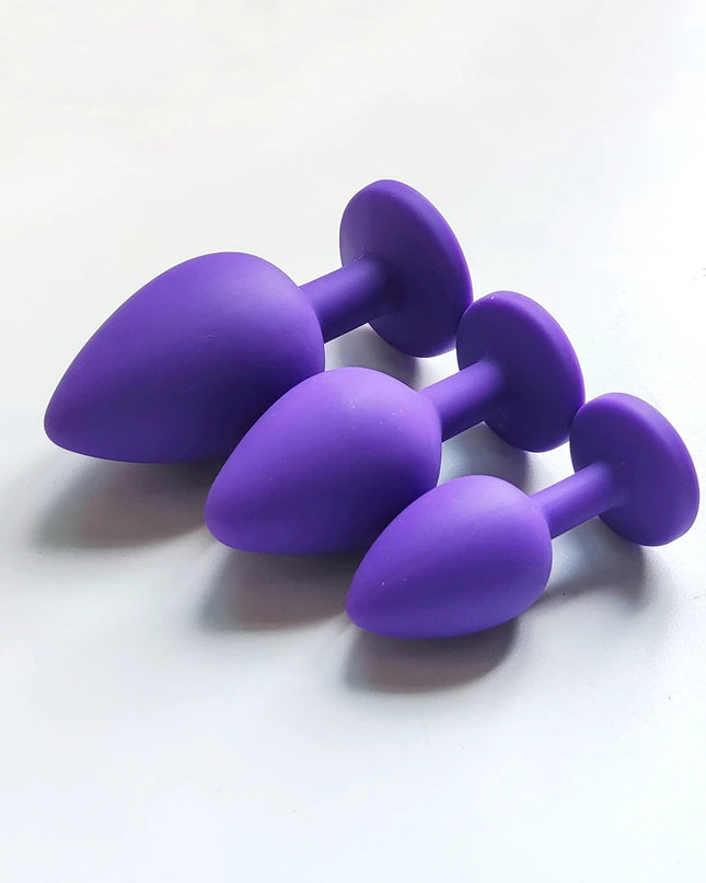 Plug Anal de Cristal / Silicona