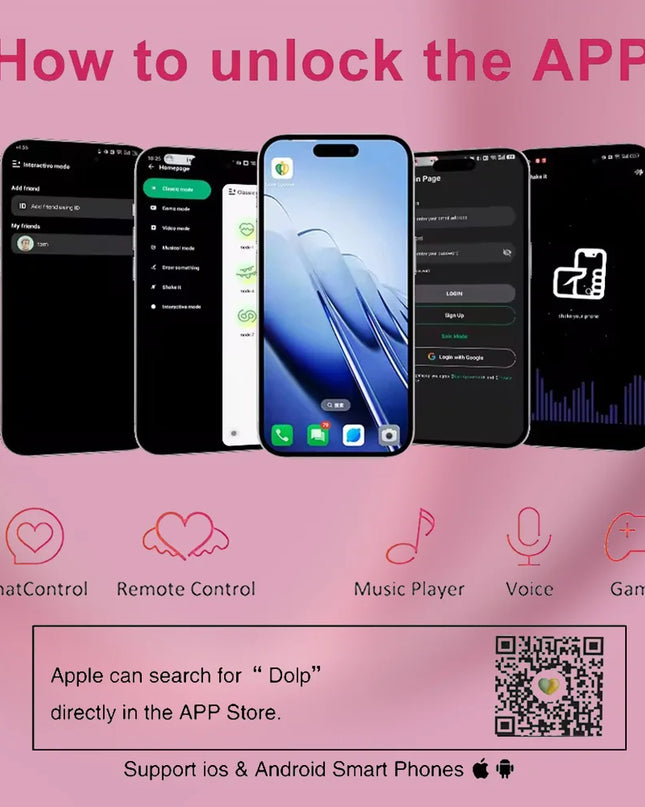 Vibrador Punto G Inalámbrico con Bluetooth