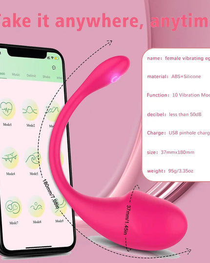 Vibrador Punto G Inalámbrico con Bluetooth