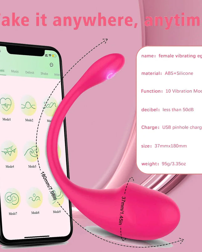 Vibrador Punto G Inalámbrico con Bluetooth