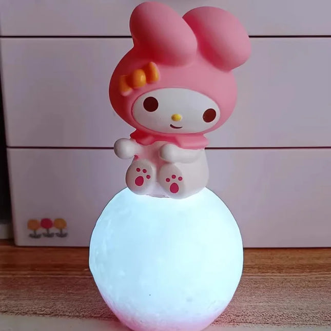 Lámpara de Noche Kuromi y Cinnamoroll