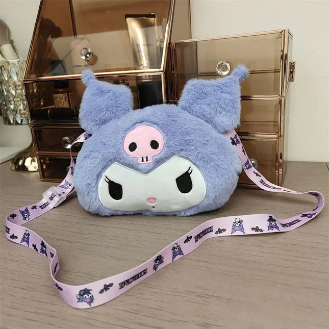 Cartera de Peluche Kuromi Sanrio