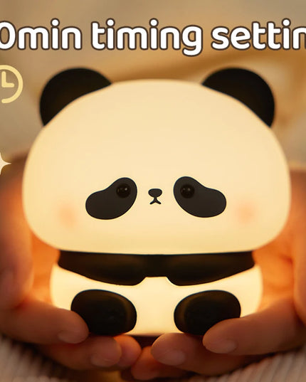 Panda LED Night Light USB Rechargeable with Timer