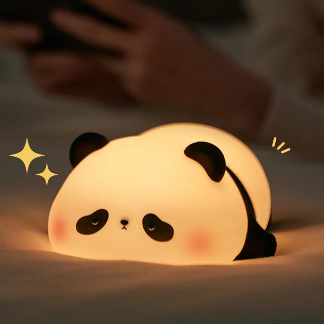 Luz led nocturna panda Recargable USB con Temporizador