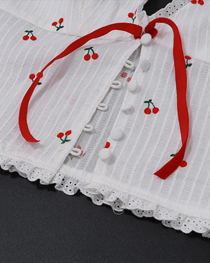 Cherry Milan Top