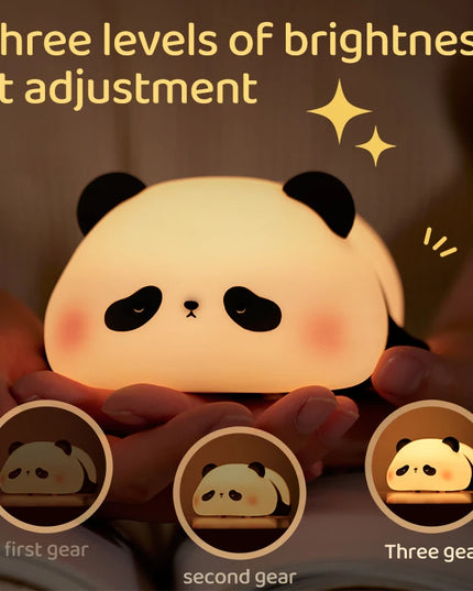 Panda LED Night Light USB Rechargeable with Timer