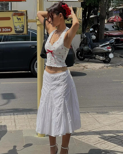 Cherry Milan Top