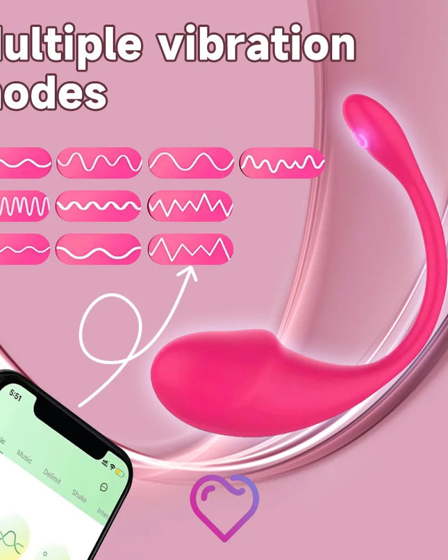 Vibrador Punto G Inalámbrico con Bluetooth