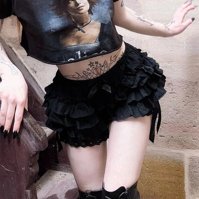 Short bella con Encaje