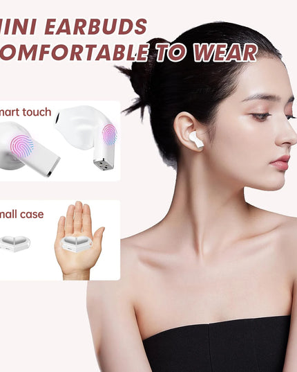Heart-shaped Wireless Earbuds