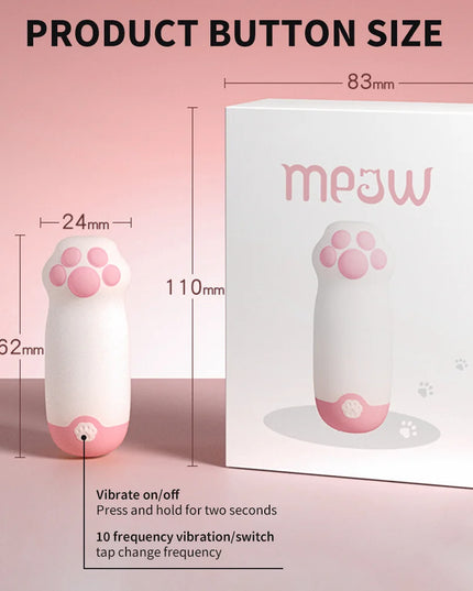 Vibrador Garra de Gatico con APP