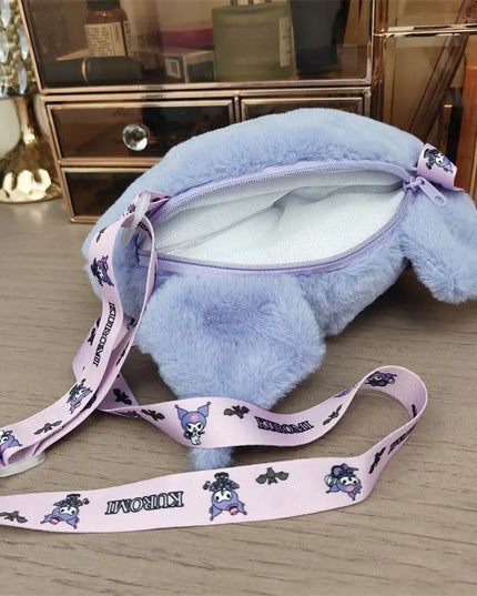 Kuromi Sanrio Plush Wallet