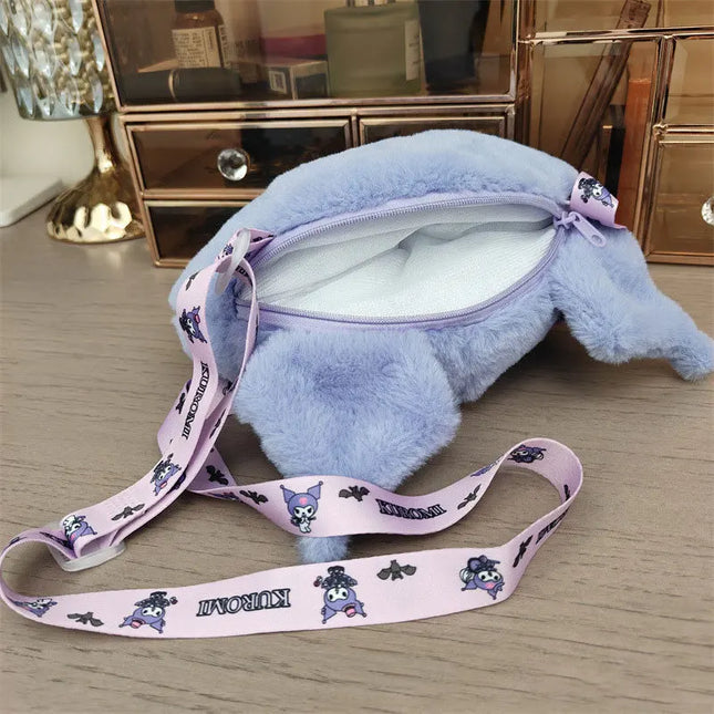 Cartera de Peluche Kuromi Sanrio