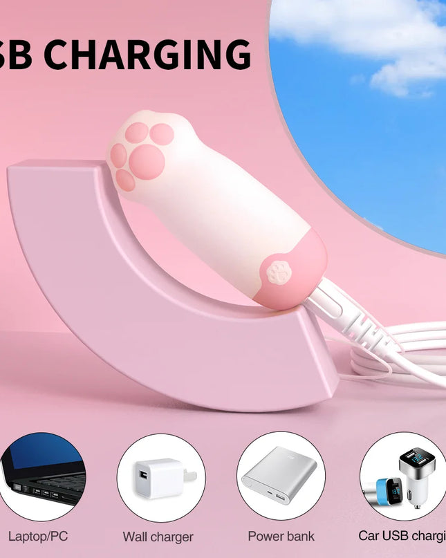 Vibrador Garra de Gatico con APP