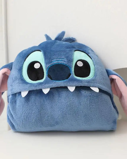 Lilo & Stitch Schlafanzug mit Kapuze und Plüschhandschuhen
