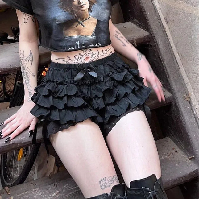 Short bella con Encaje