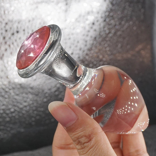 Plug Anal de Cristal / Silicona
