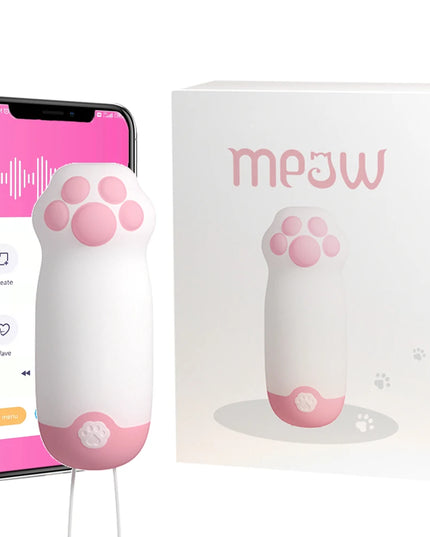 Vibrador Garra de Gatico con APP