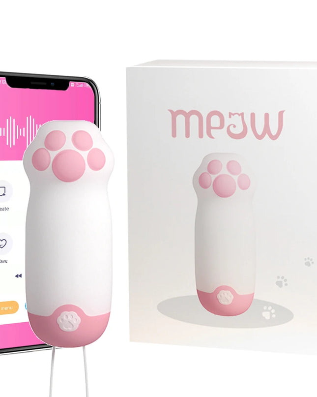 Vibrador Garra de Gatico con APP