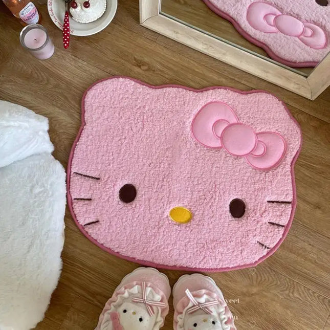 Alfombra Hello Kitty – Tapete Antideslizante Absorbente