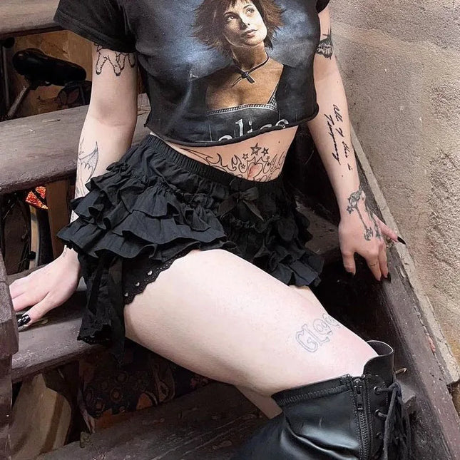 Short bella con Encaje