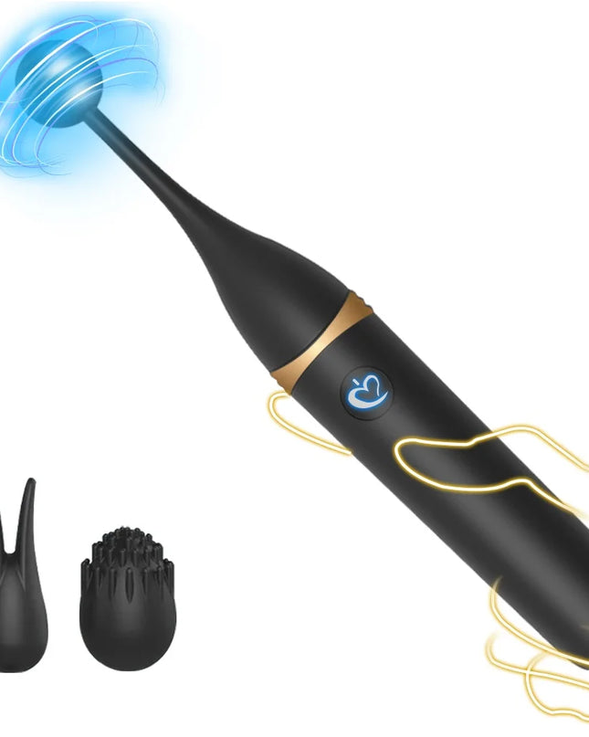 Vibrador Femenino de Clítoris con 3 Cabezales Reemplazables