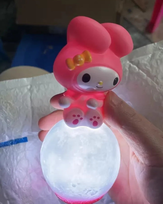 Lámpara de Noche Kuromi y Cinnamoroll