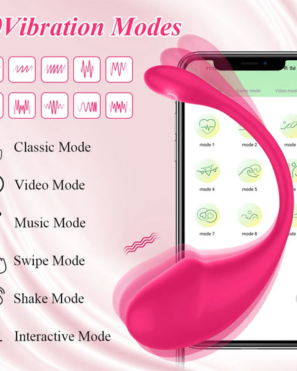 Vibrador Punto G Inalámbrico con Bluetooth