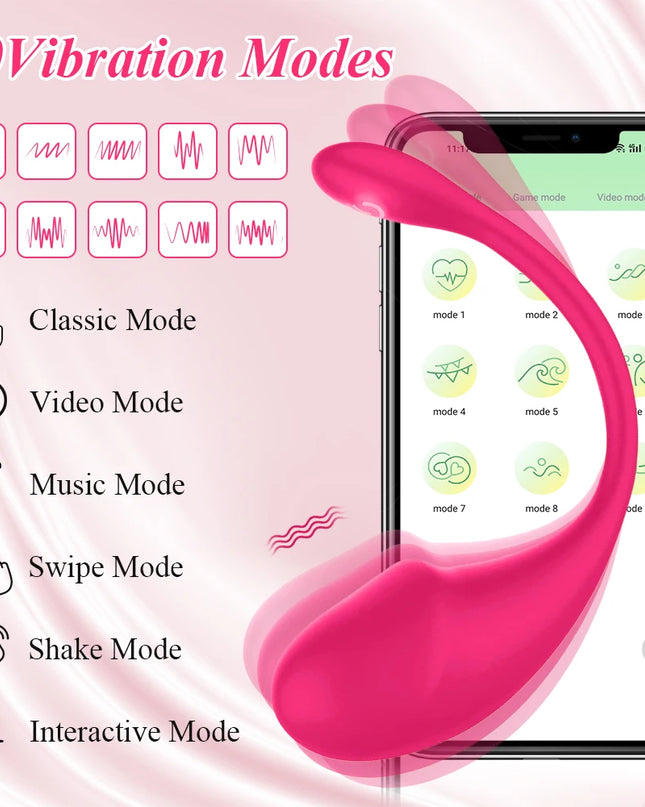 Vibrador Punto G Inalámbrico con Bluetooth