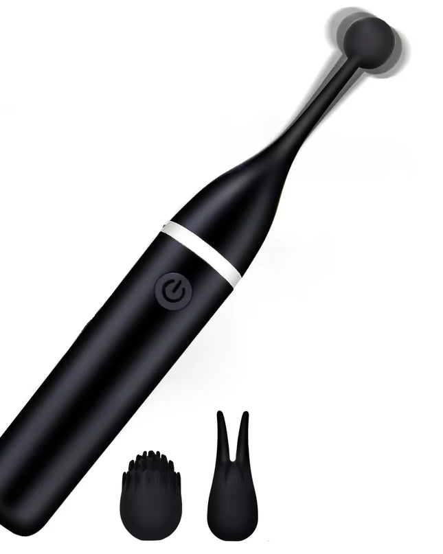 Vibrador Femenino de Clítoris con 3 Cabezales Reemplazables