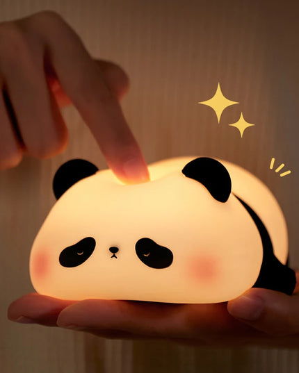 Panda LED Night Light USB Rechargeable with Timer