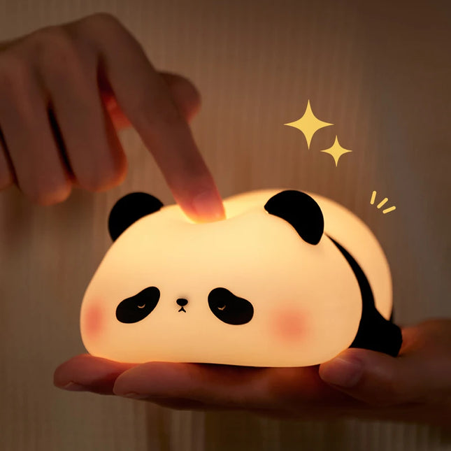 Luz led nocturna panda Recargable USB con Temporizador
