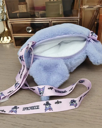 Kuromi Sanrio Plush Wallet