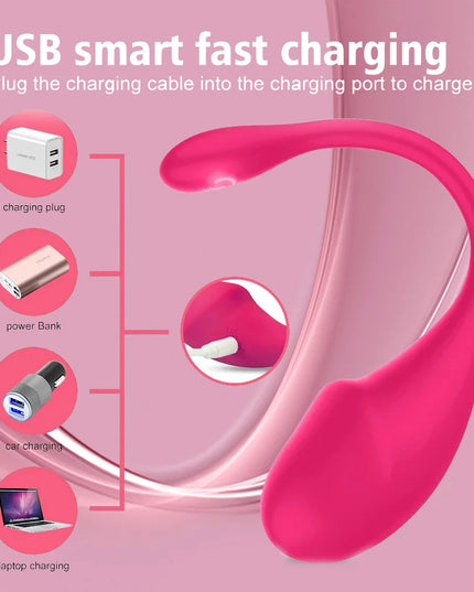 Vibrador Punto G Inalámbrico con Bluetooth