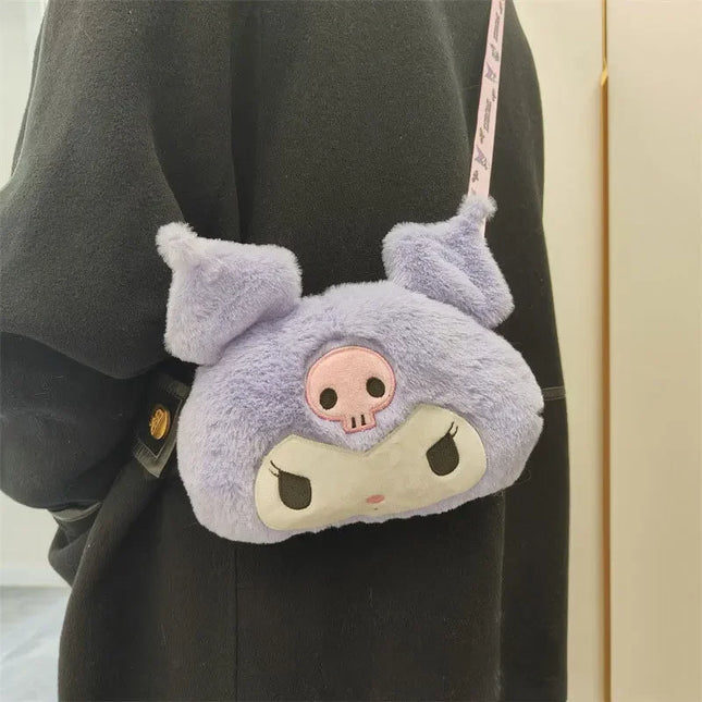 Cartera de Peluche Kuromi Sanrio