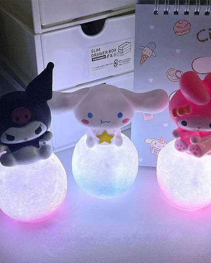Kuromi- und Cinnamoroll-Nachtlicht