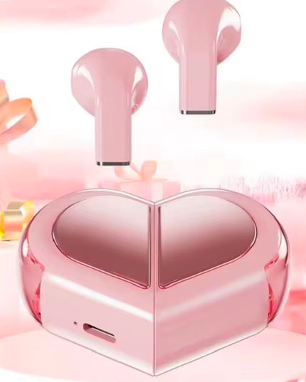 Heart-shaped Wireless Earbuds